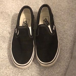 Black Slip On Vans
